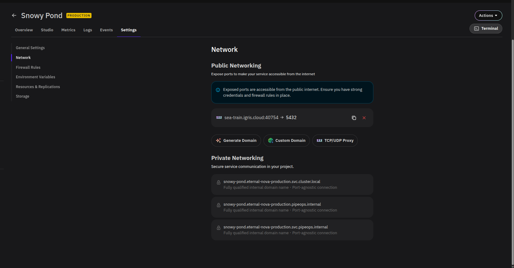 Network Settings