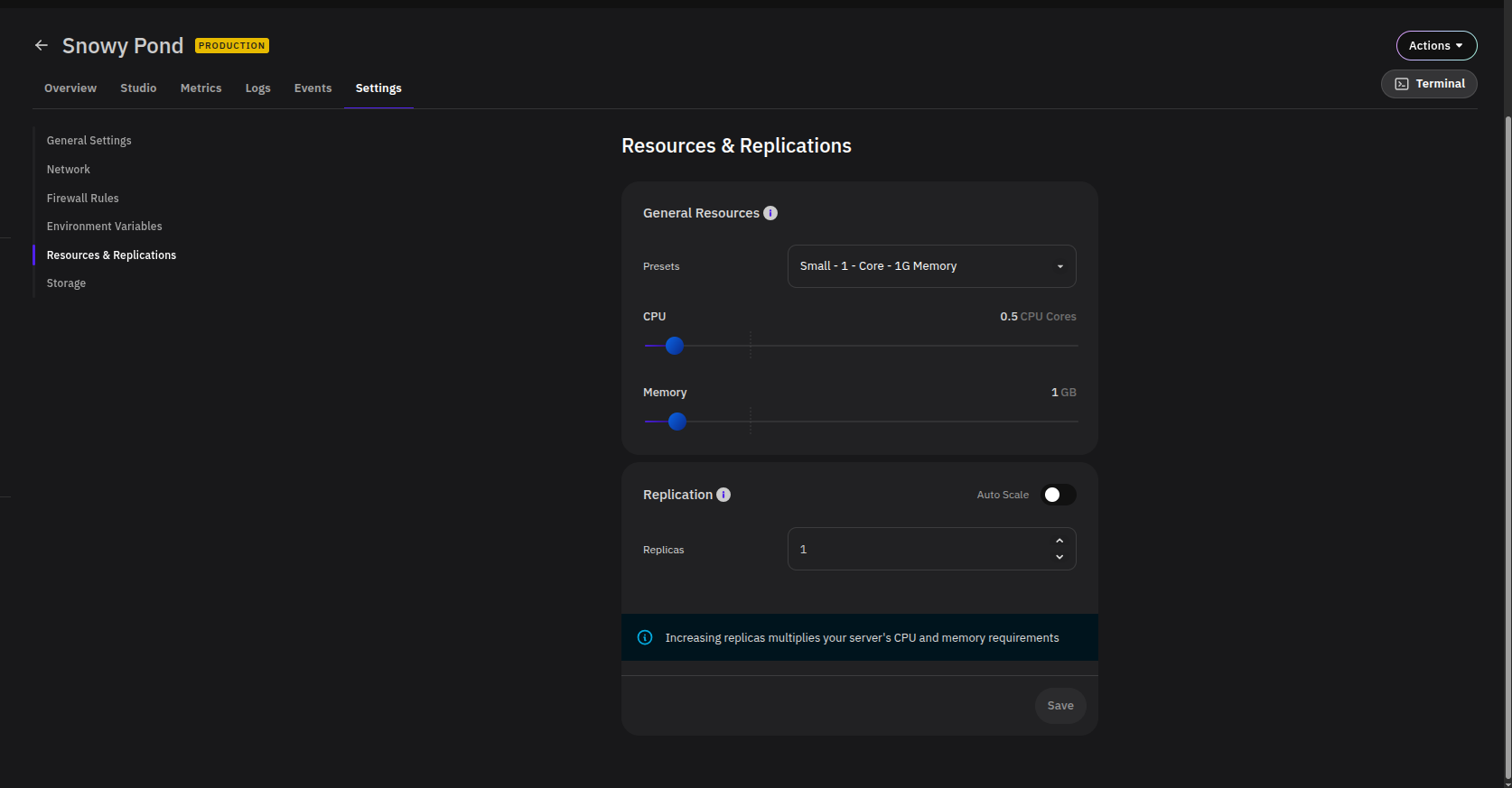 Resources and Replications