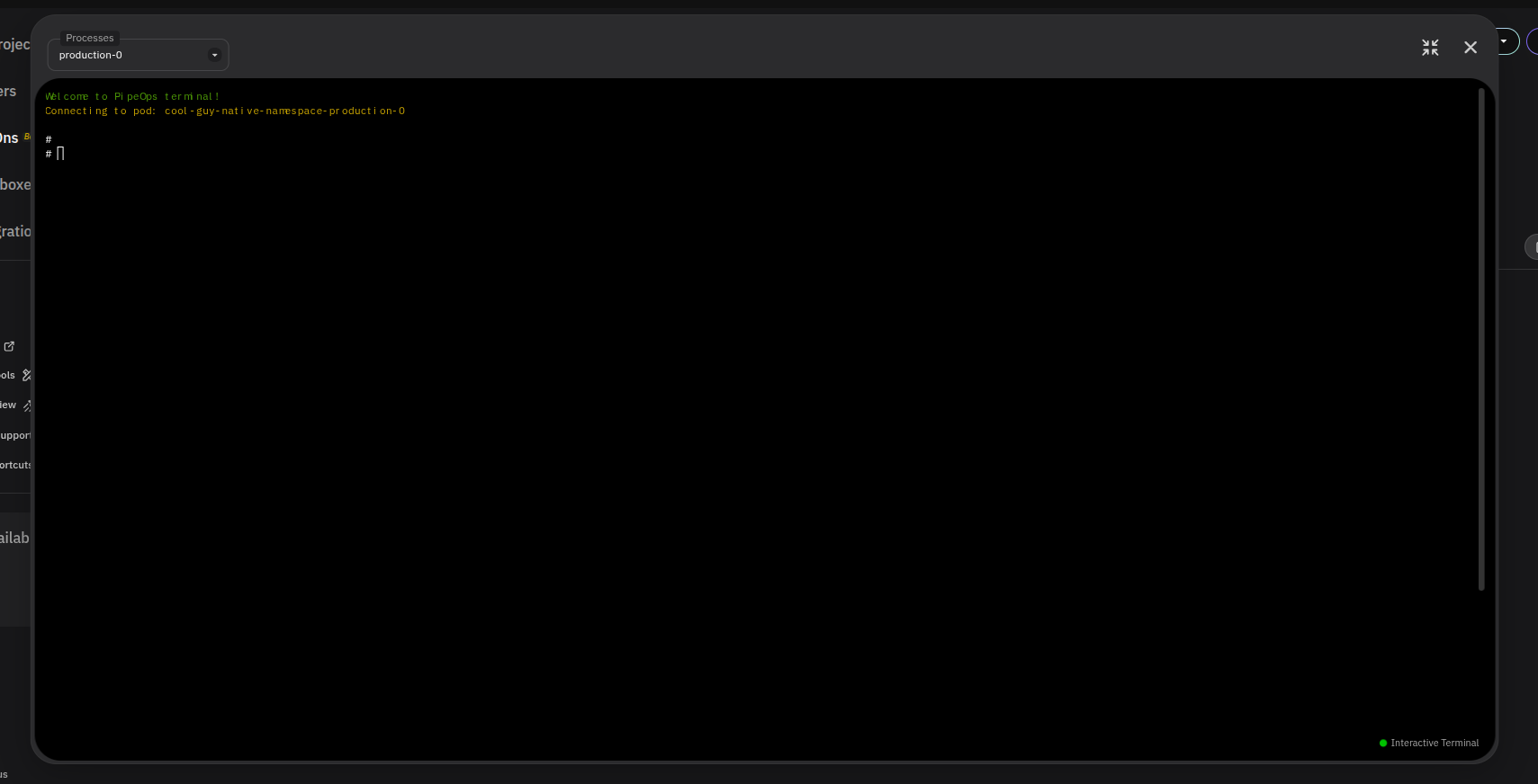Add-on Terminal Open