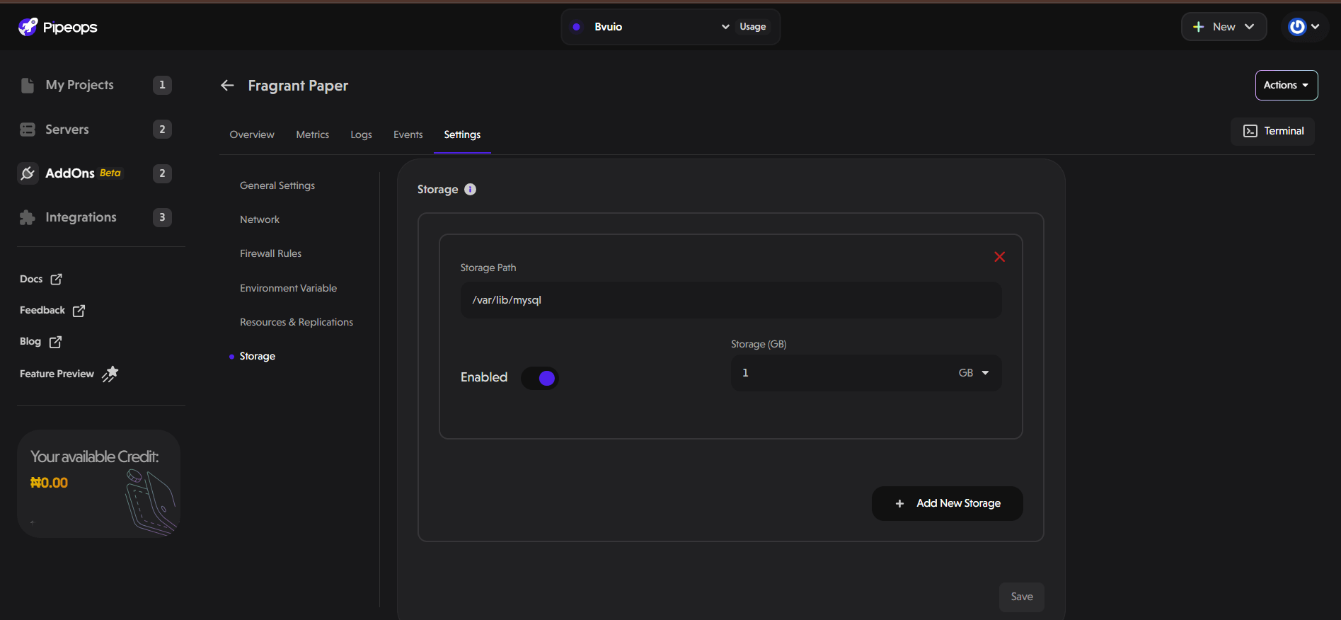 addon settings