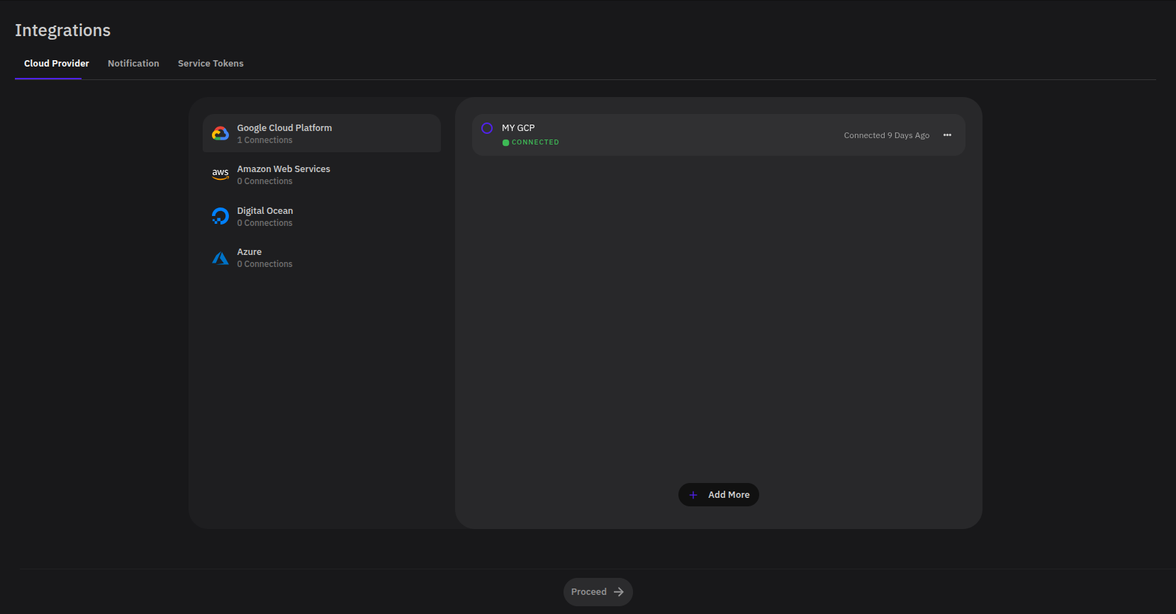 Connected GCP Integration