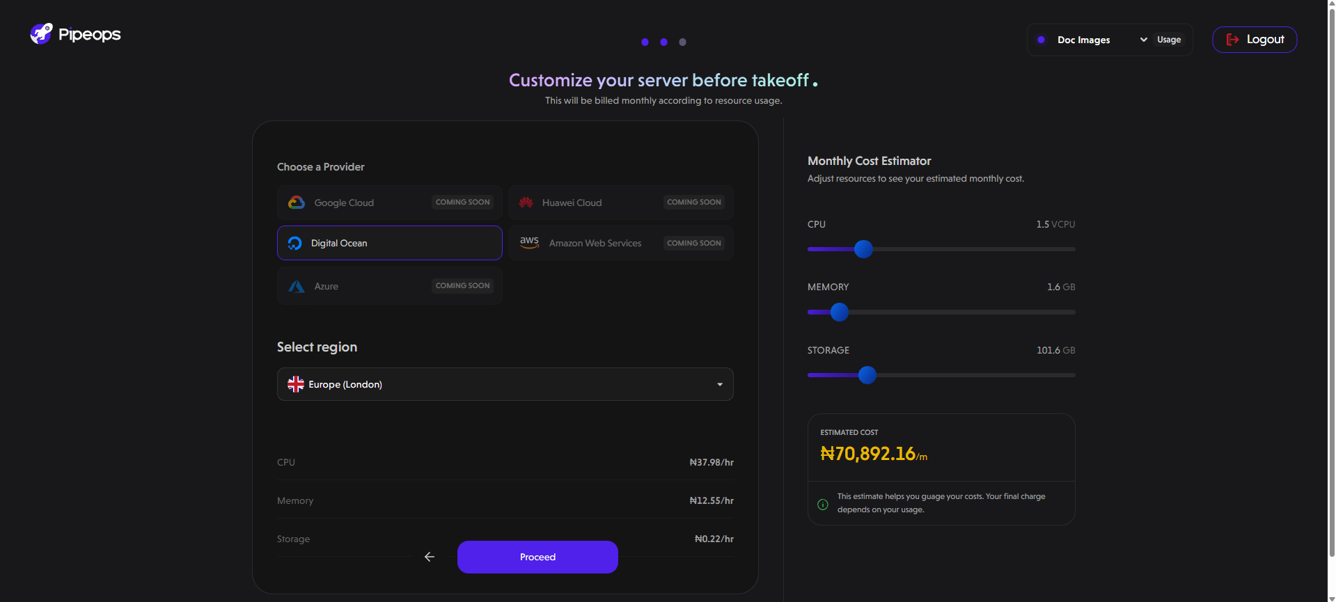 Cost Estimator