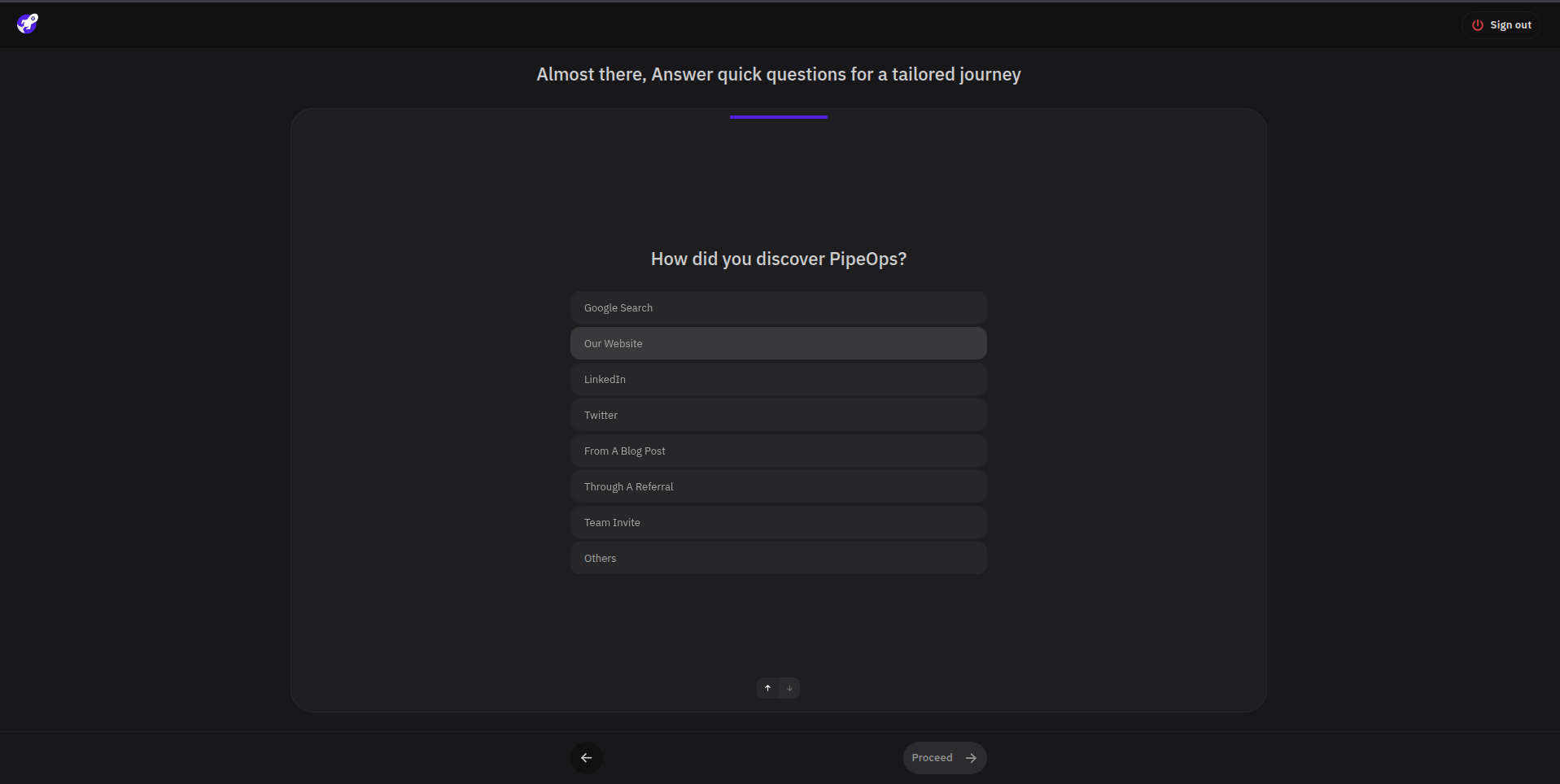 Discovery source question