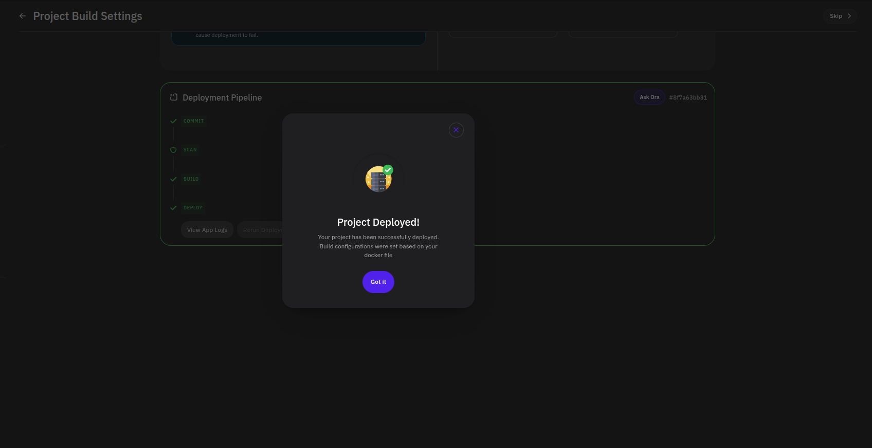 Successful Deployment