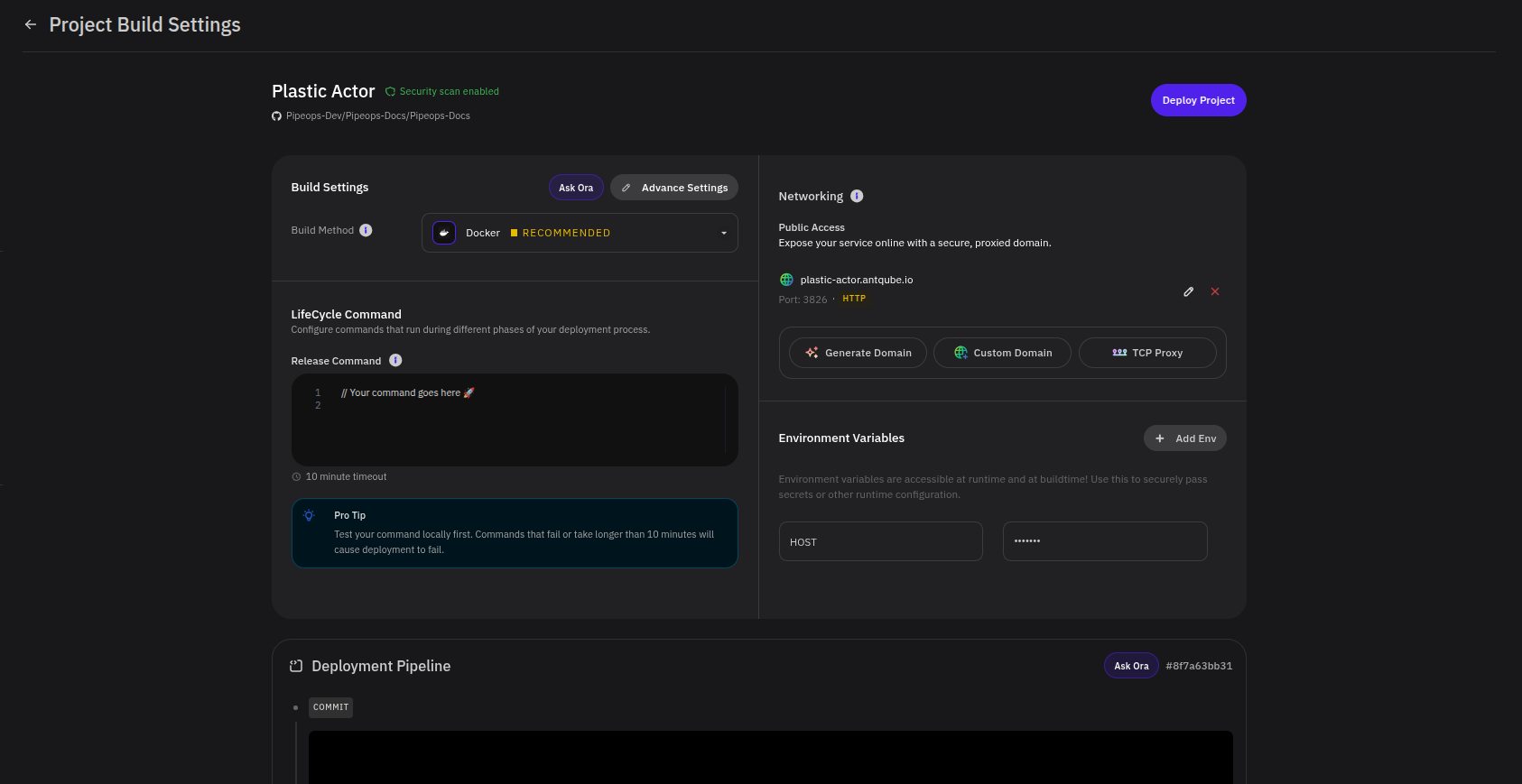 Build Settings