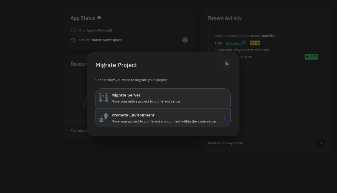 Migration Options