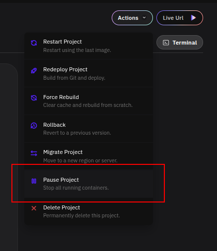 Pause Project
