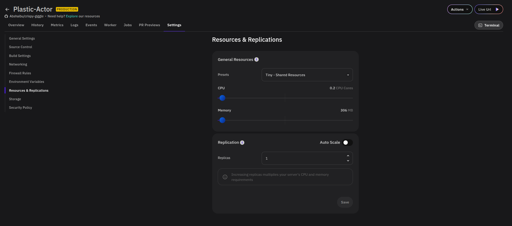 Resources and Replications