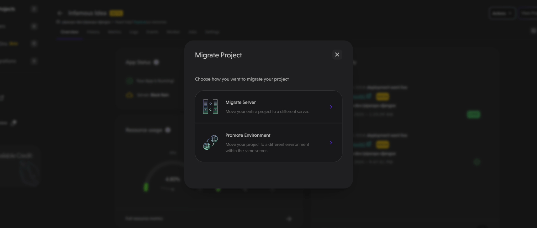 Migration Options