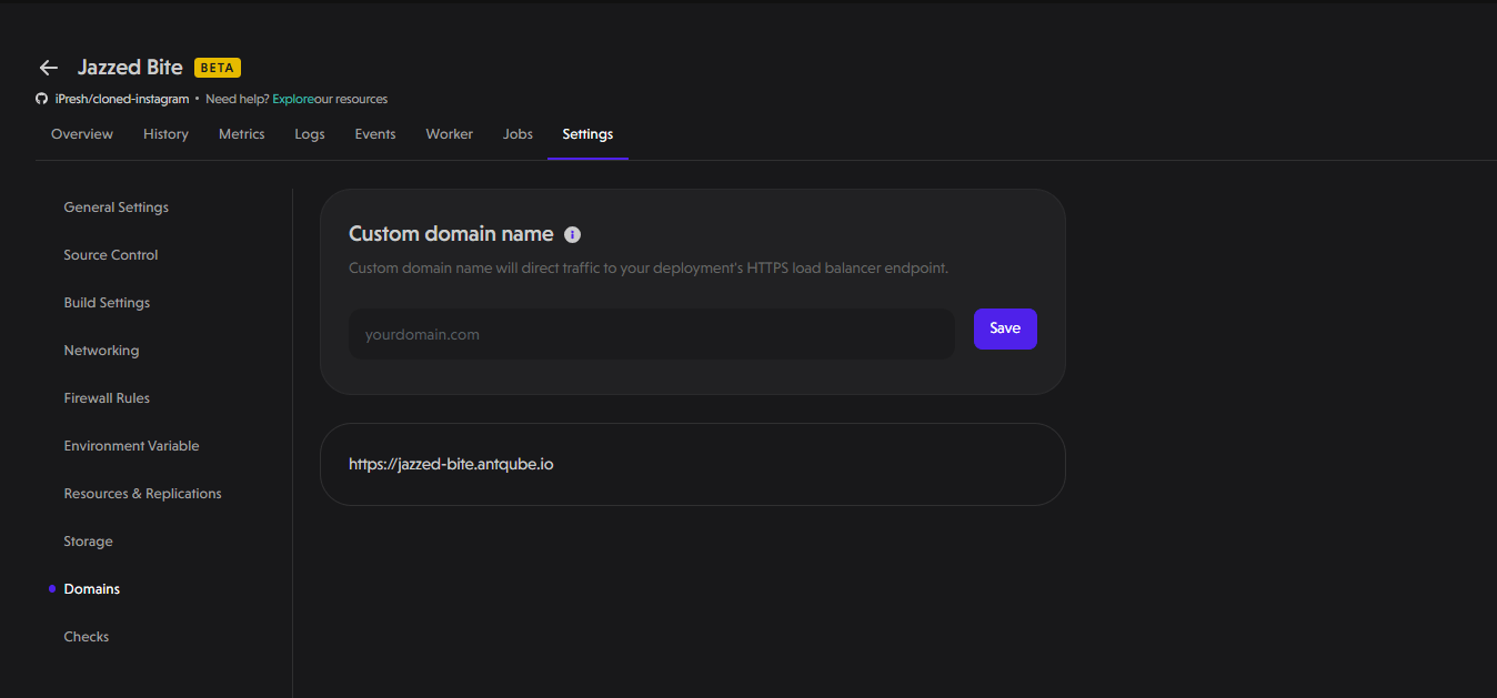 Project Domain
