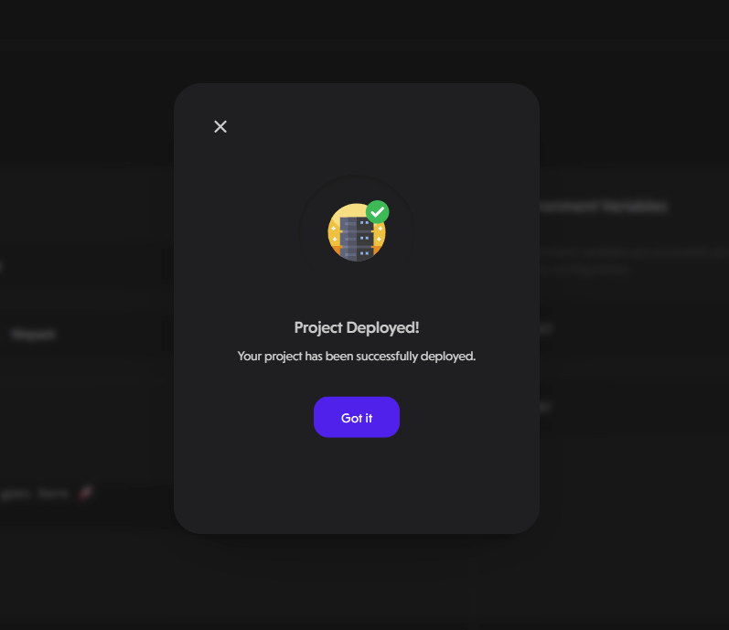 Successful Project Deployment